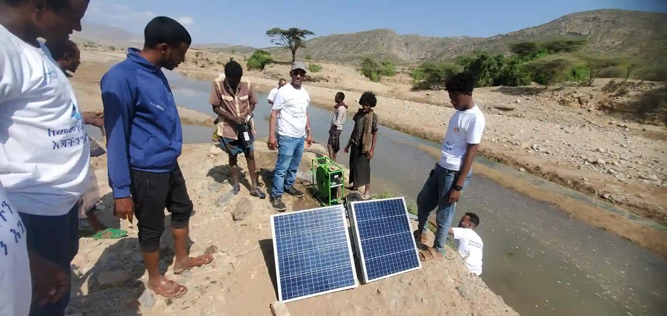 Solar powered Water pump